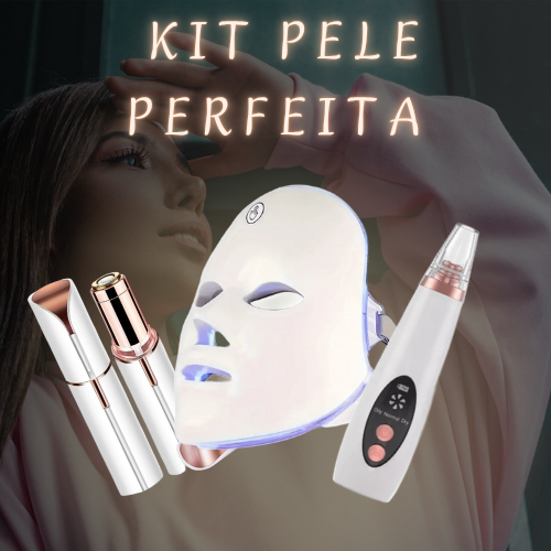 Kit Beleza Completa – Limpeza Profunda, Fototerapia e Depilação Suave